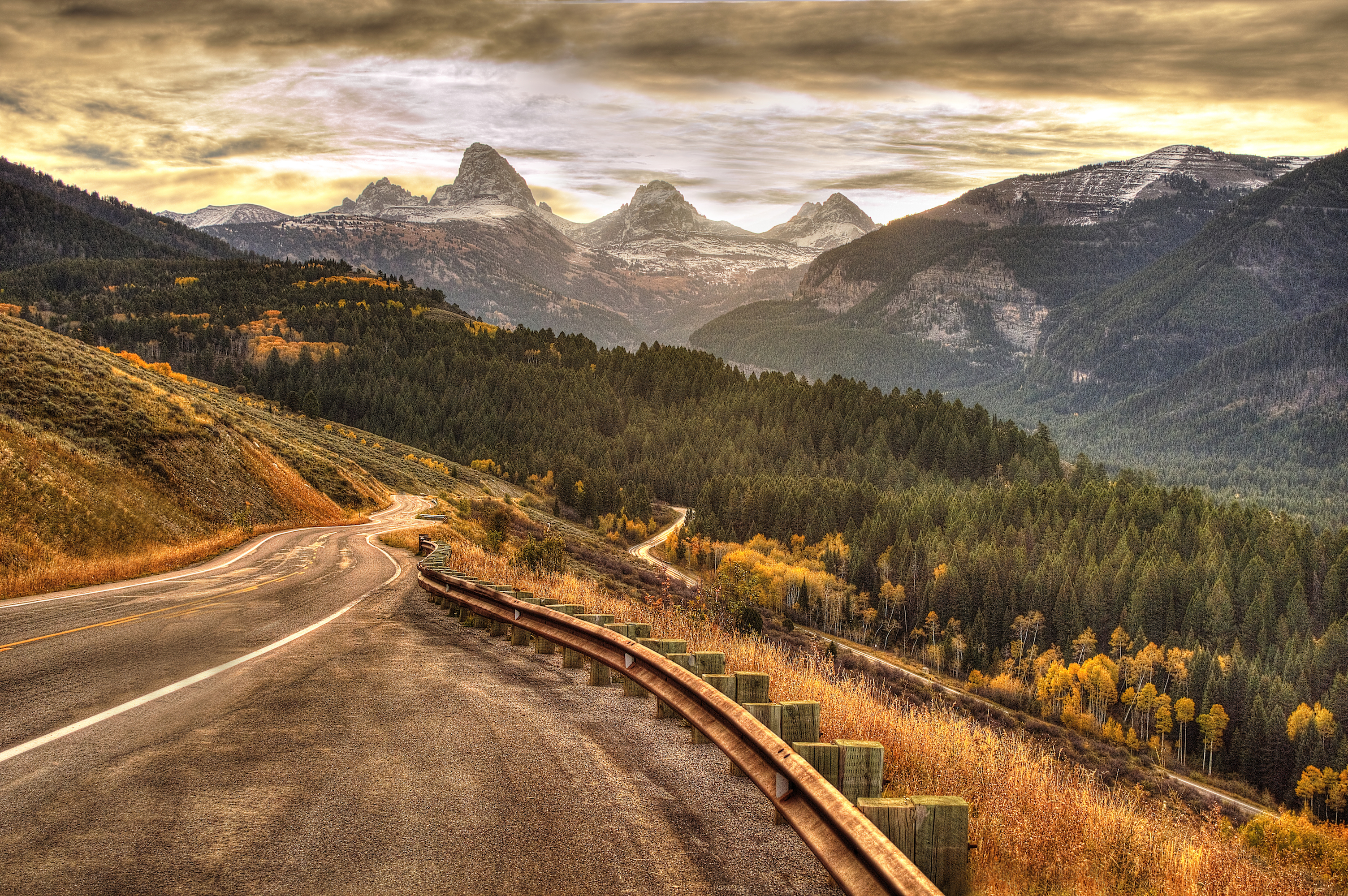 Scenic Drive to Grand Targhee Ski Resort
