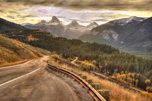 Scenic Drive Up to Grand Targhee Ski Resort