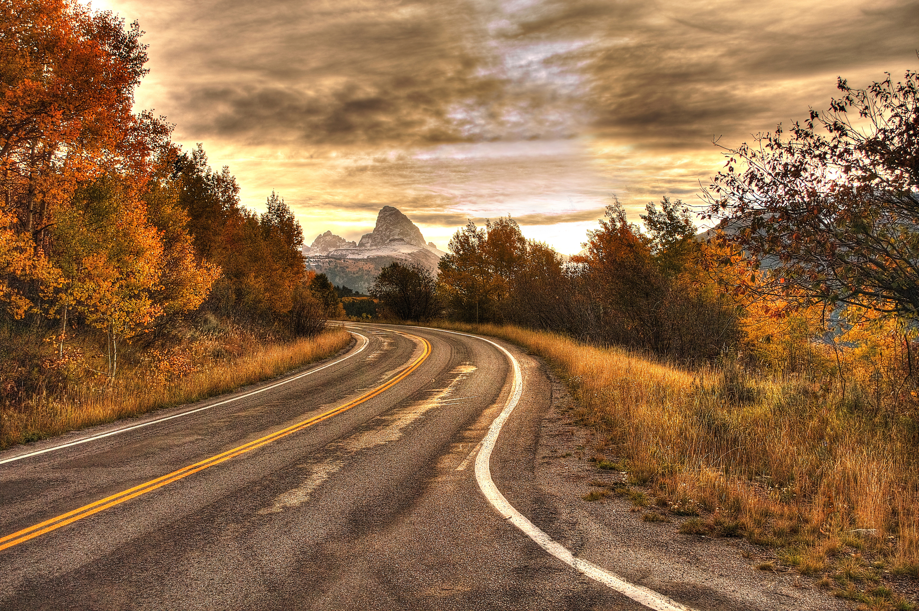 Scenic Drive to Grand Targhee Ski Resort