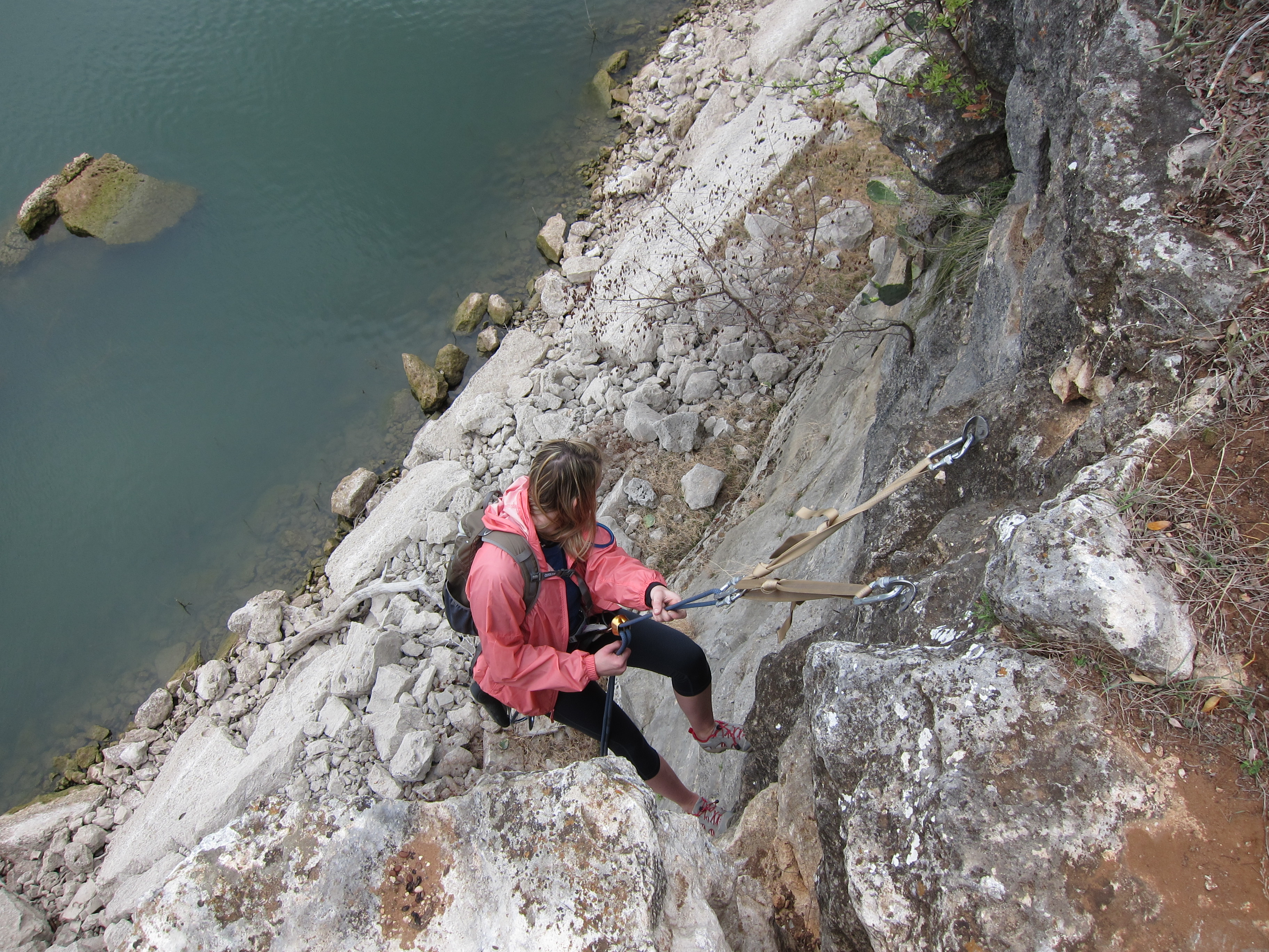 Climb at Pace Bend Park