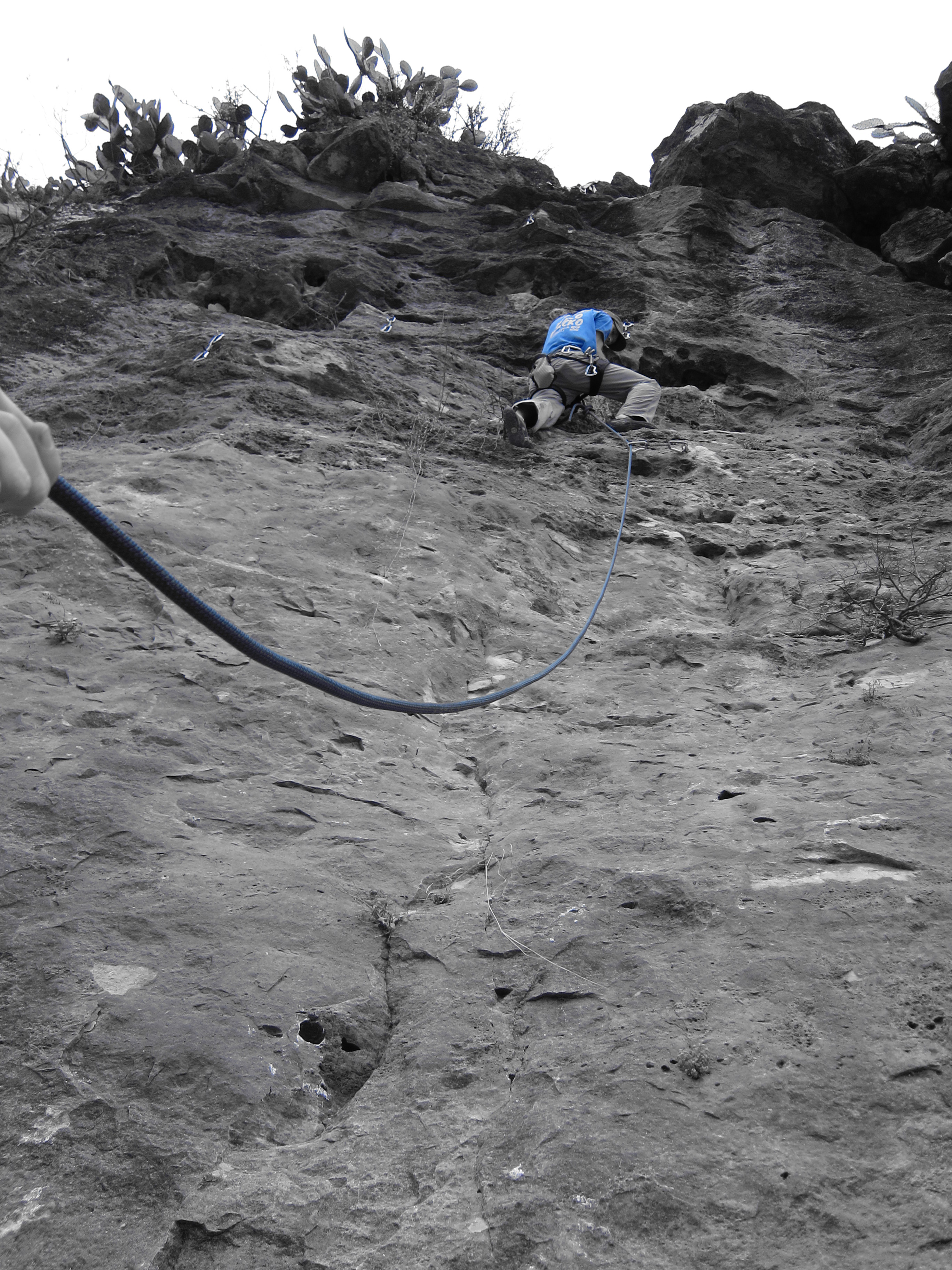 Climb at Pace Bend Park