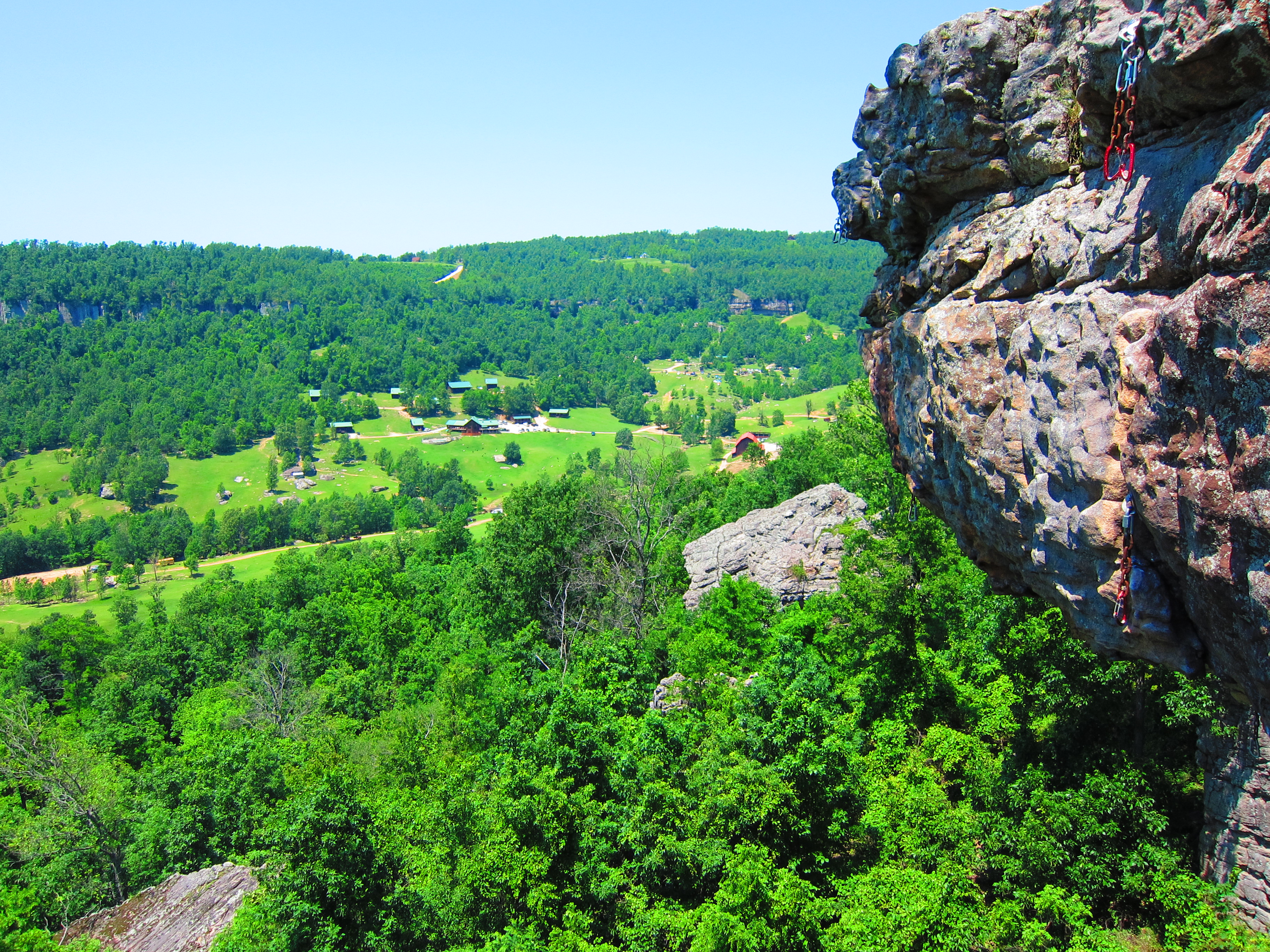 Climb at Horseshoe Canyon Ranch, Jasper, Arkansas