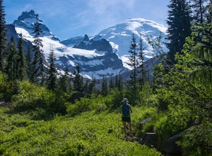Hike to Mount Rainier's Panhandle Gap