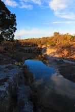 Bouldering at Tonkawa Falls Park