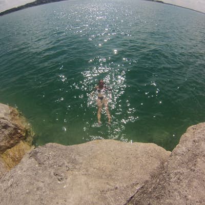 Cliff Jump at Canyon Lake