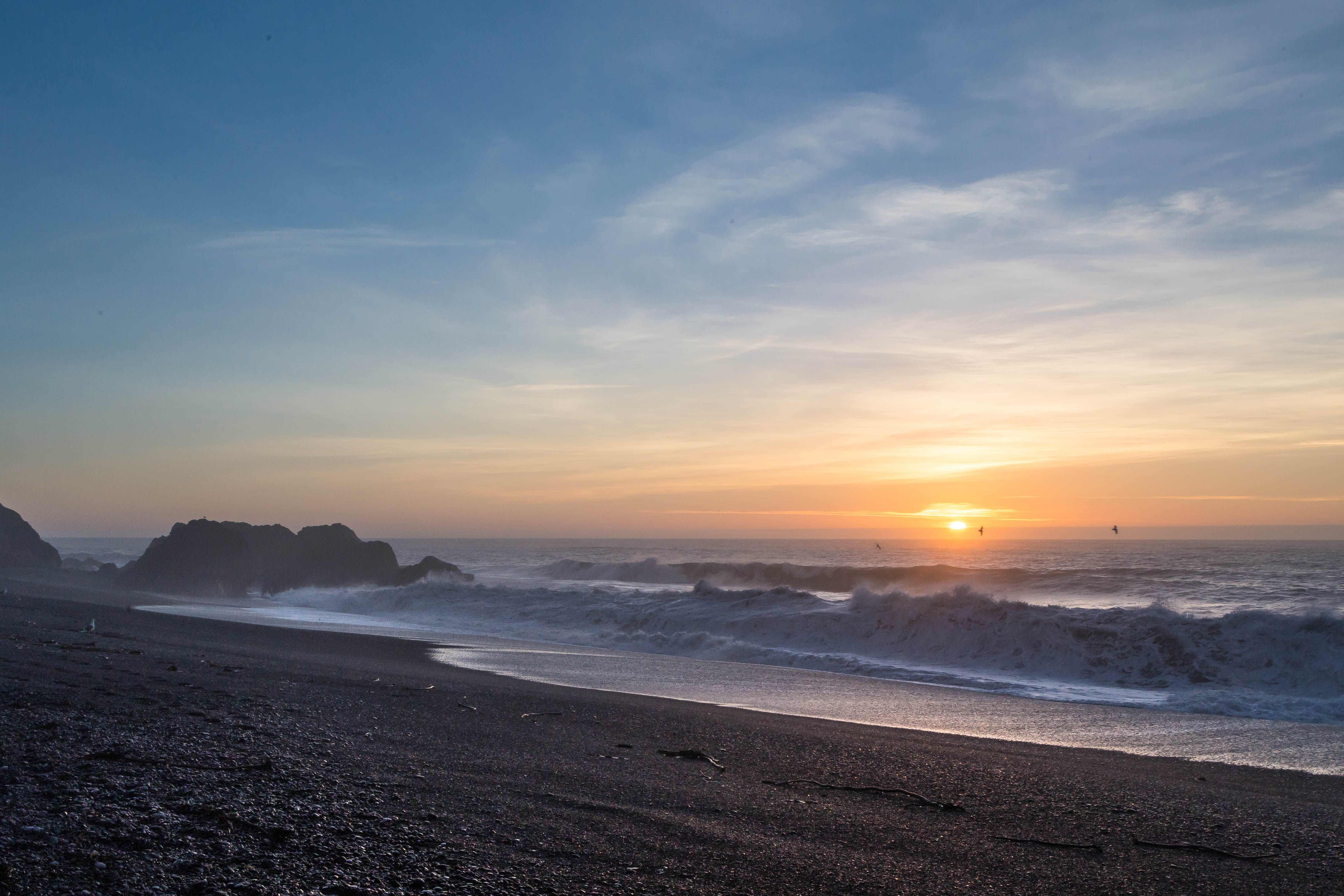Black Sands Beach on the Lost Coast