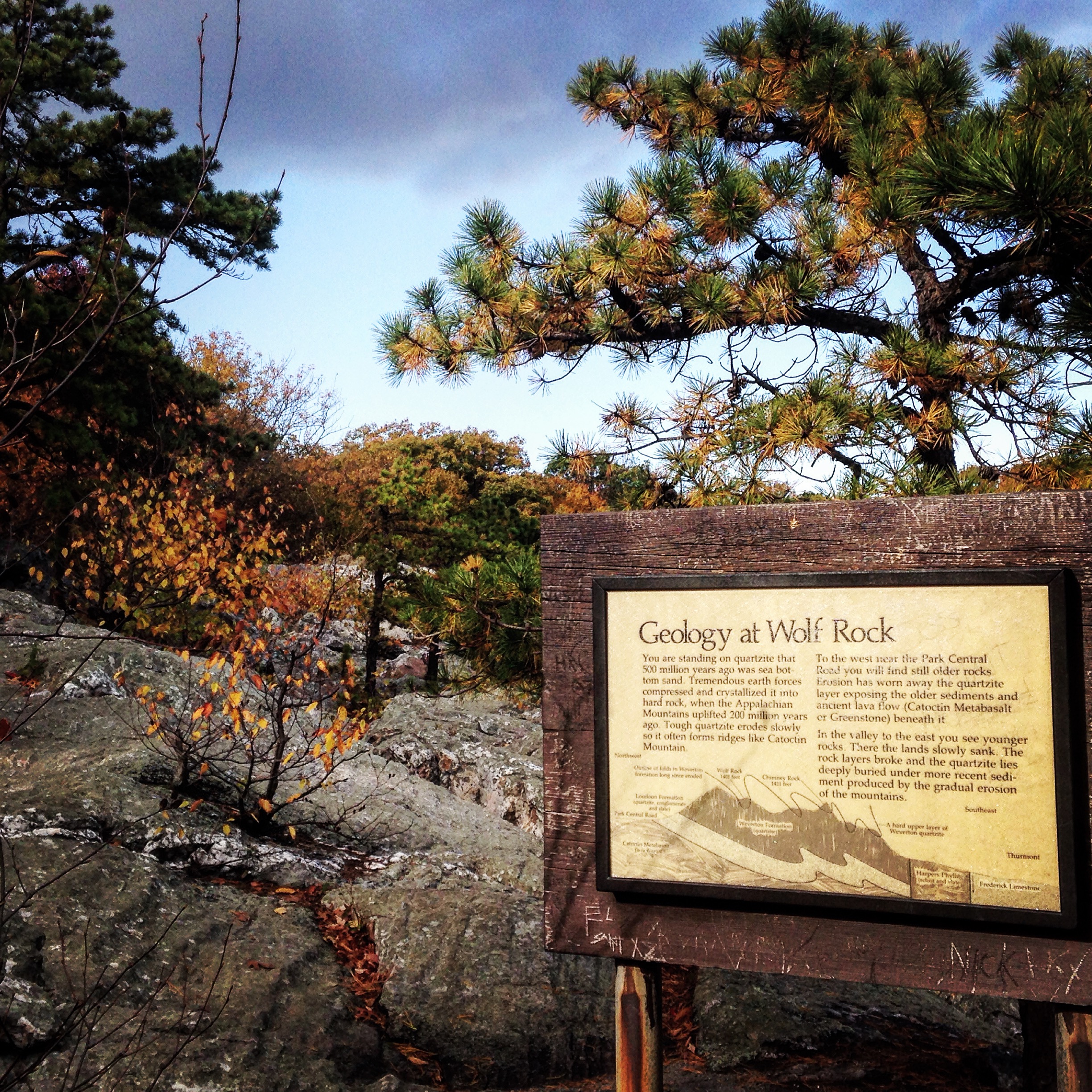 Hike Chimney Rock at Catoctin Mountain Park