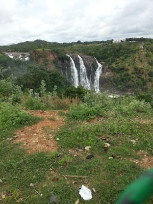 Restricted Point Of shivanasamudra falls, Mandya, Karnataka, India