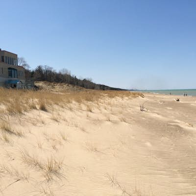 Stroll along the Beach at Beverly Shores