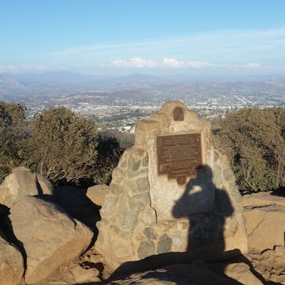 Hike Cowles Mountain from Big Rock Road