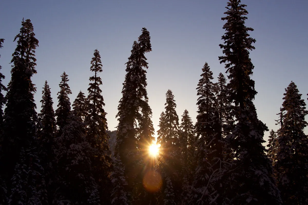 Winter Hike at Snow Lakes