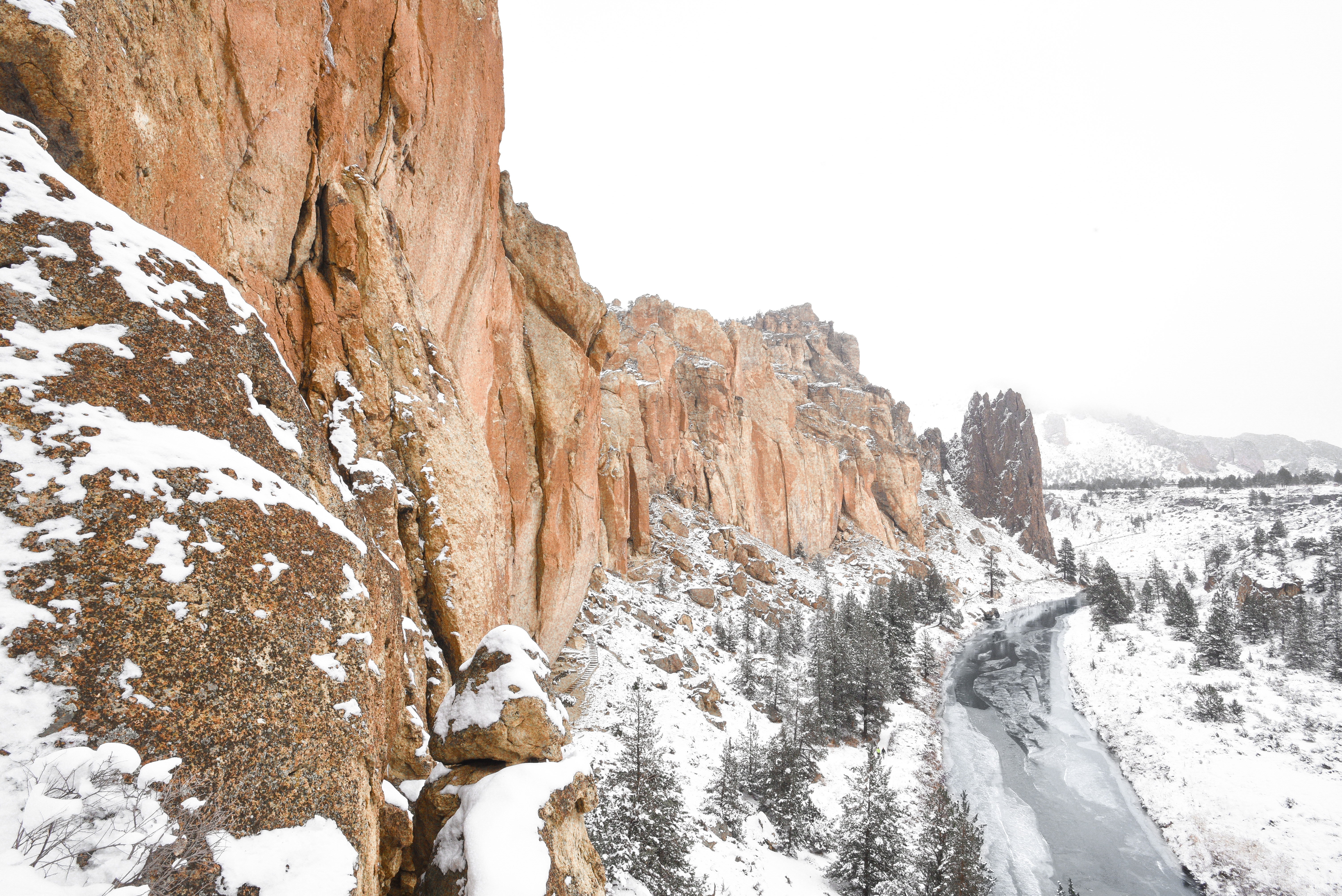 Snow Camp at Smith Rock