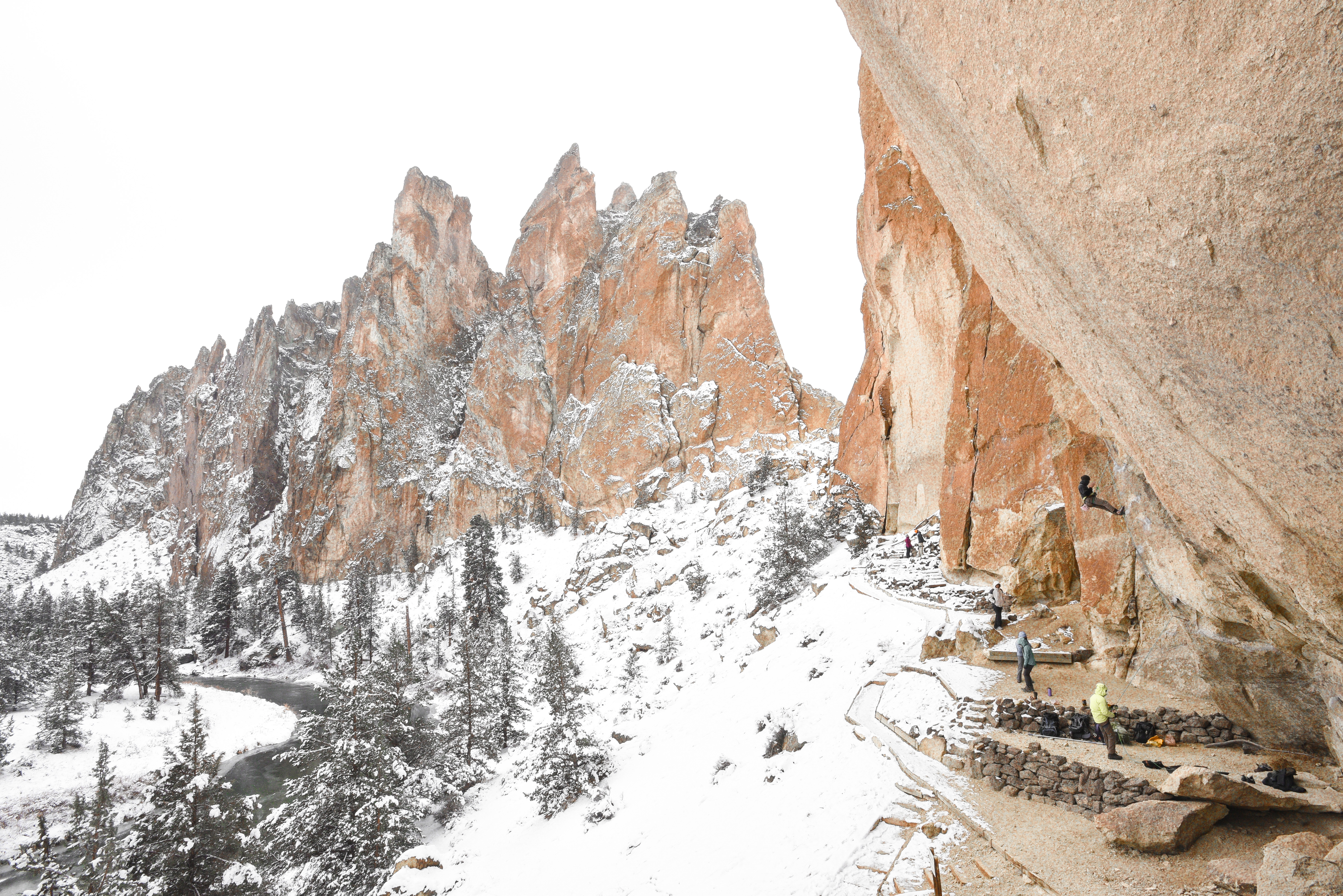 Snow Camp at Smith Rock