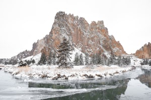 Snow Camp at Smith Rock