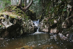 Hike to Blue Falls & Healy Brook Falls