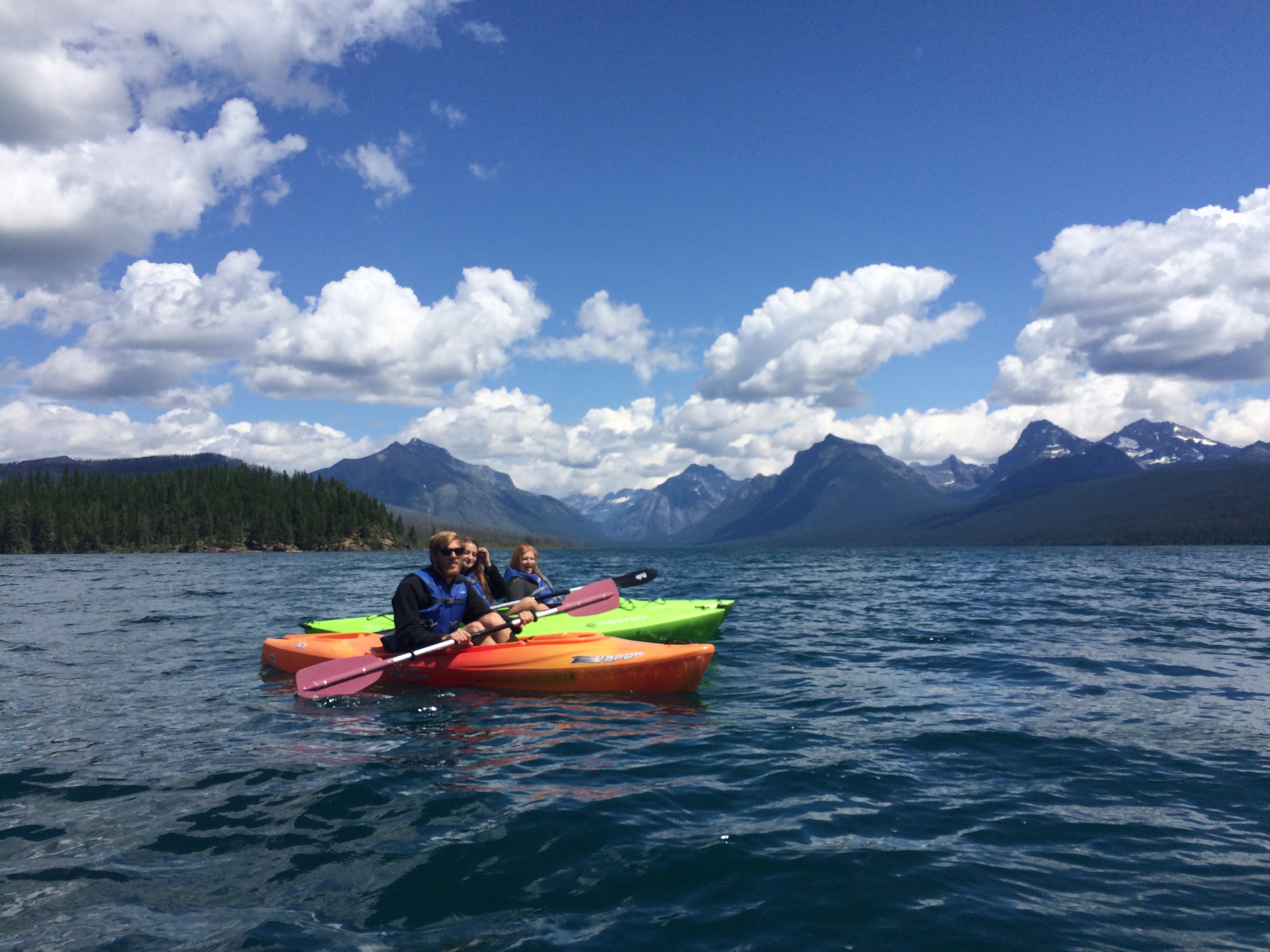 Kayak Lake McDonald 