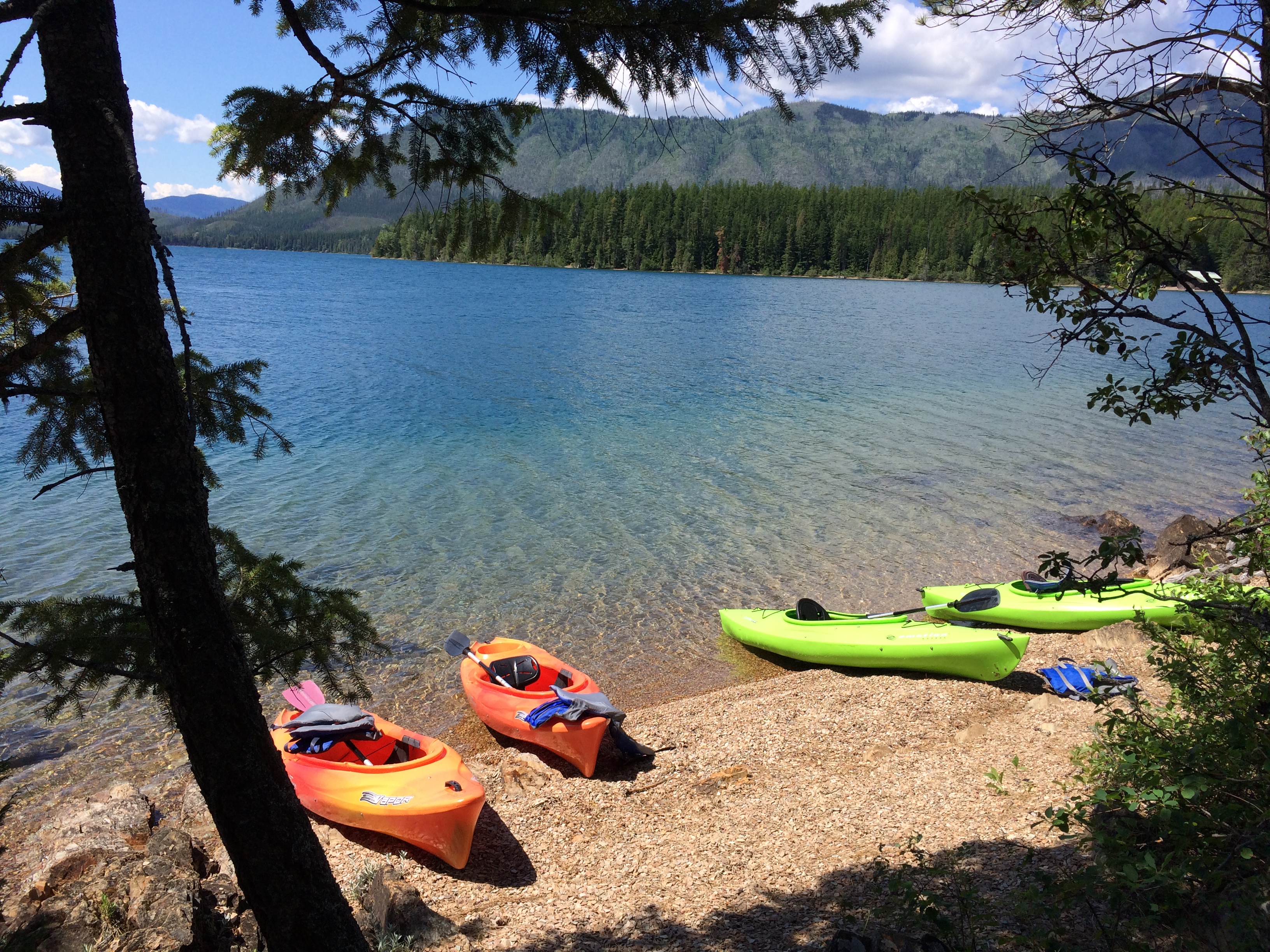 Kayak Lake McDonald , West Glacier, Montana