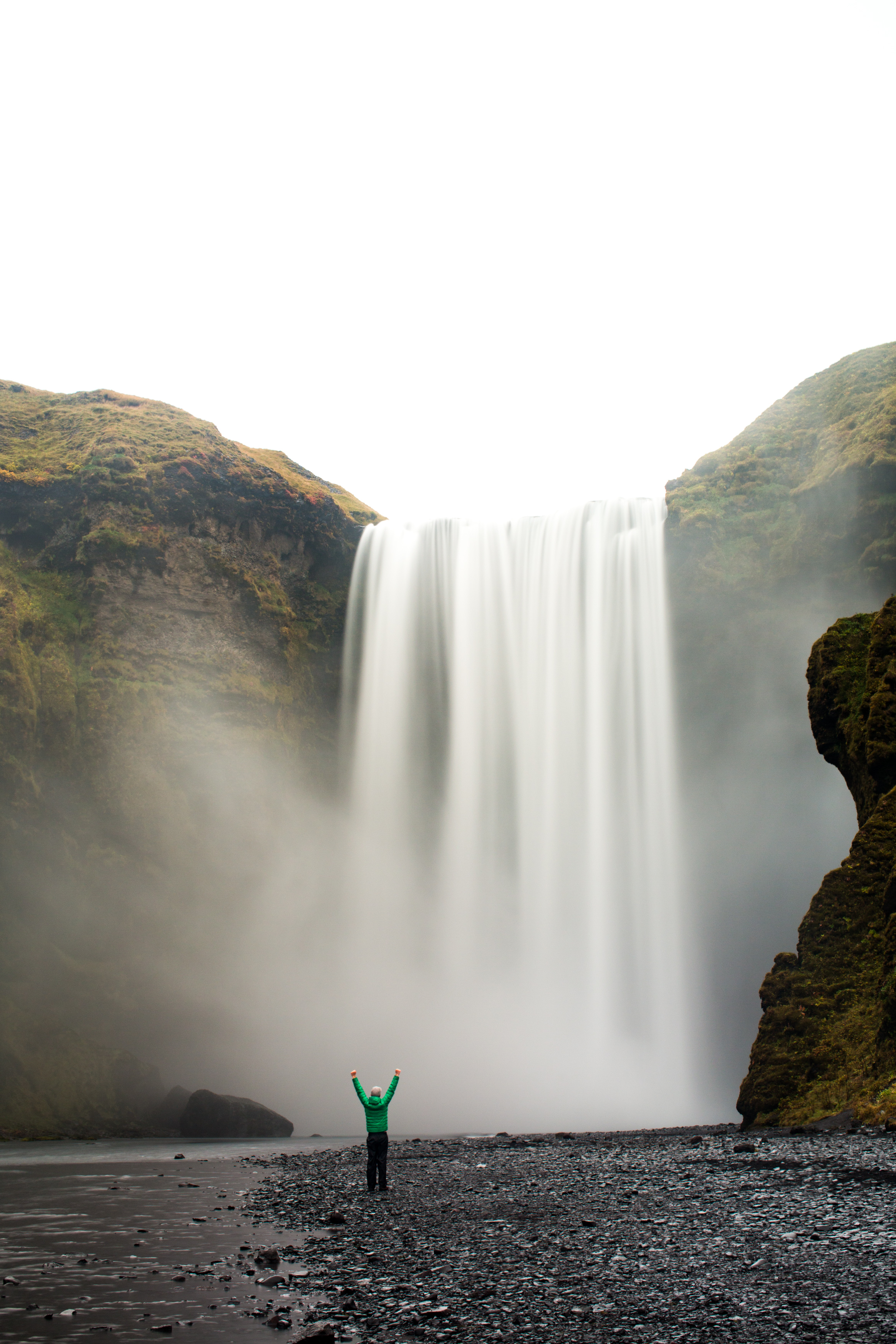 Hike to the Falls above Skógafoss