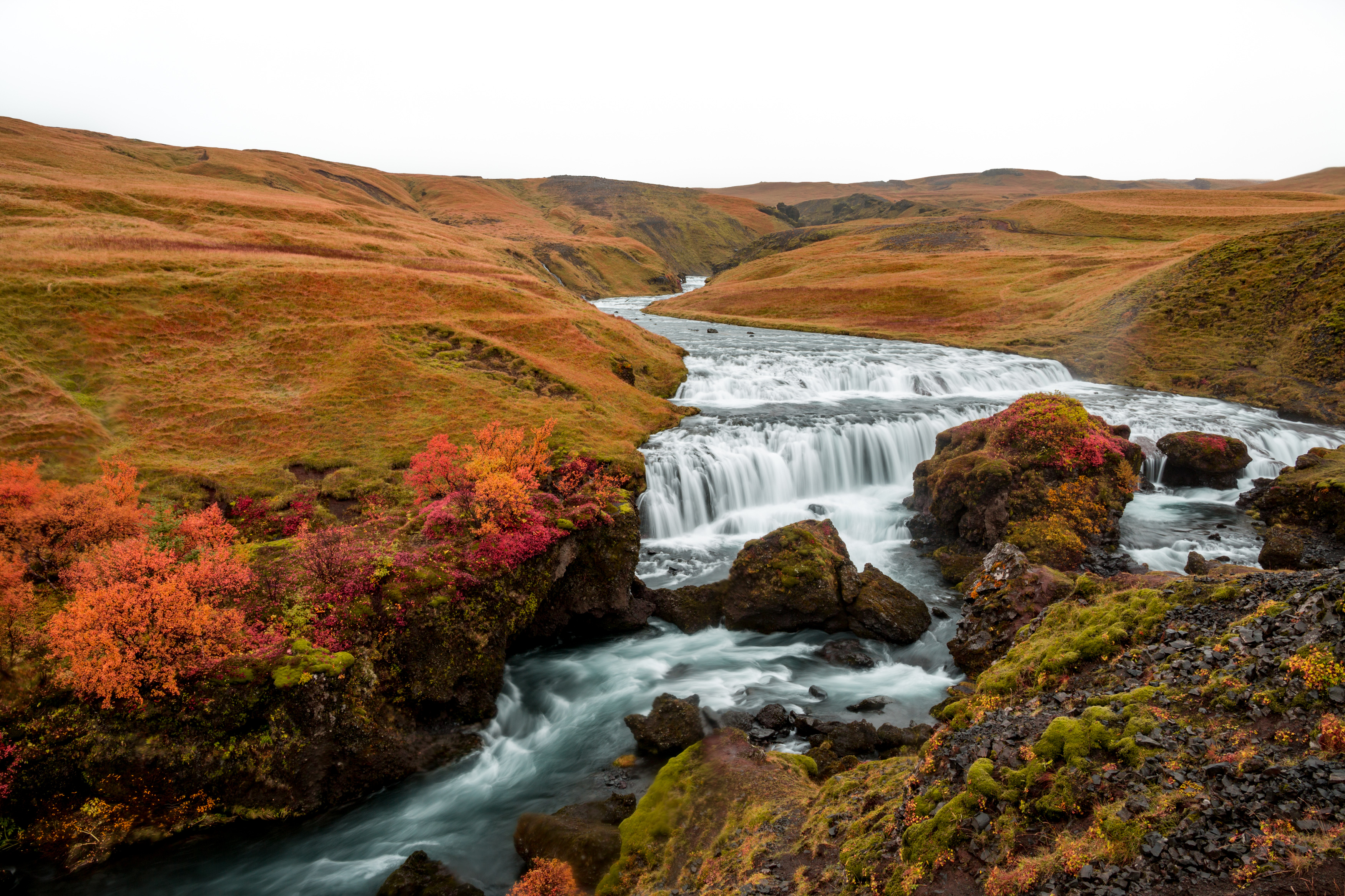 Hike to the Falls above Skógafoss