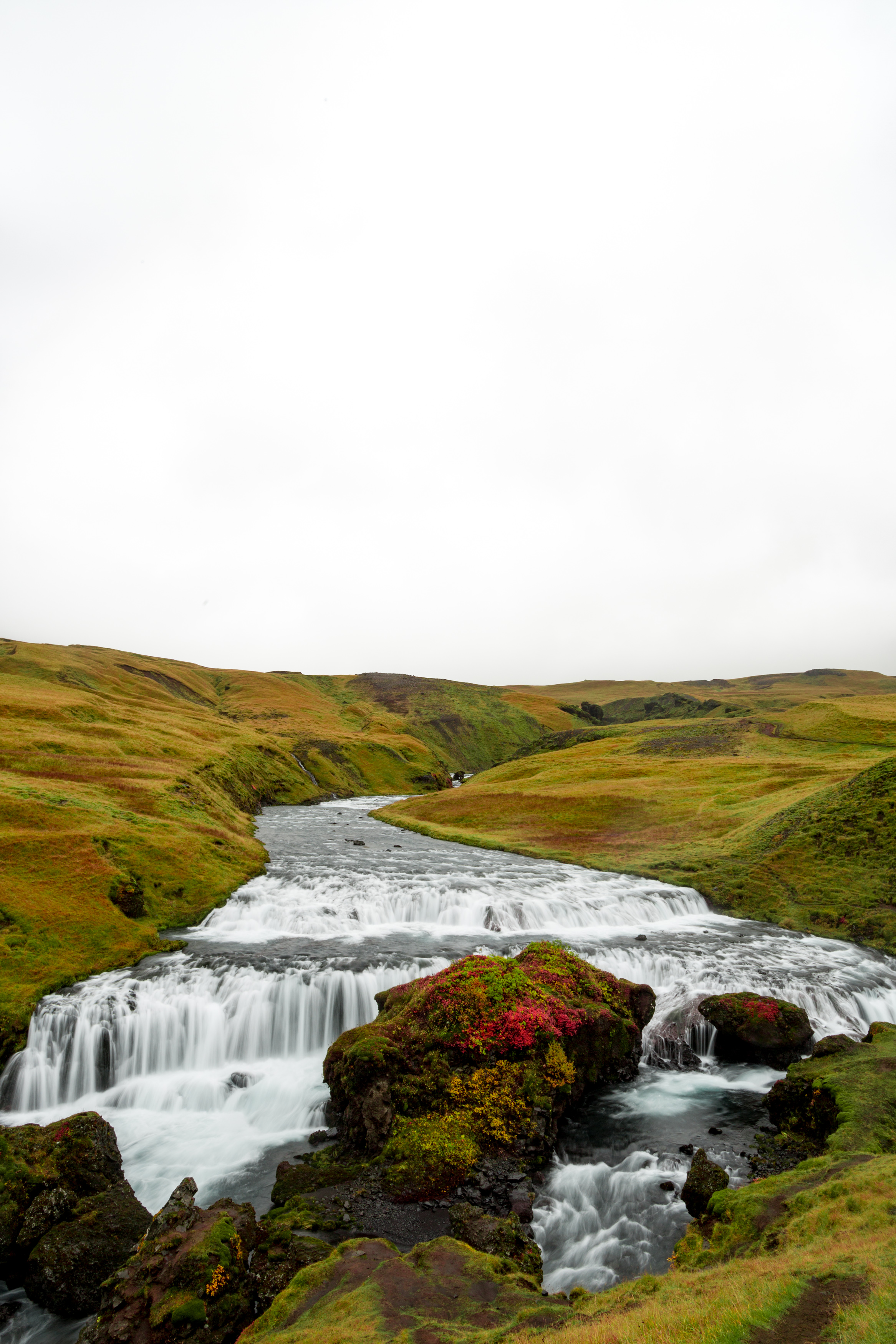 Hike to the Falls above Skógafoss
