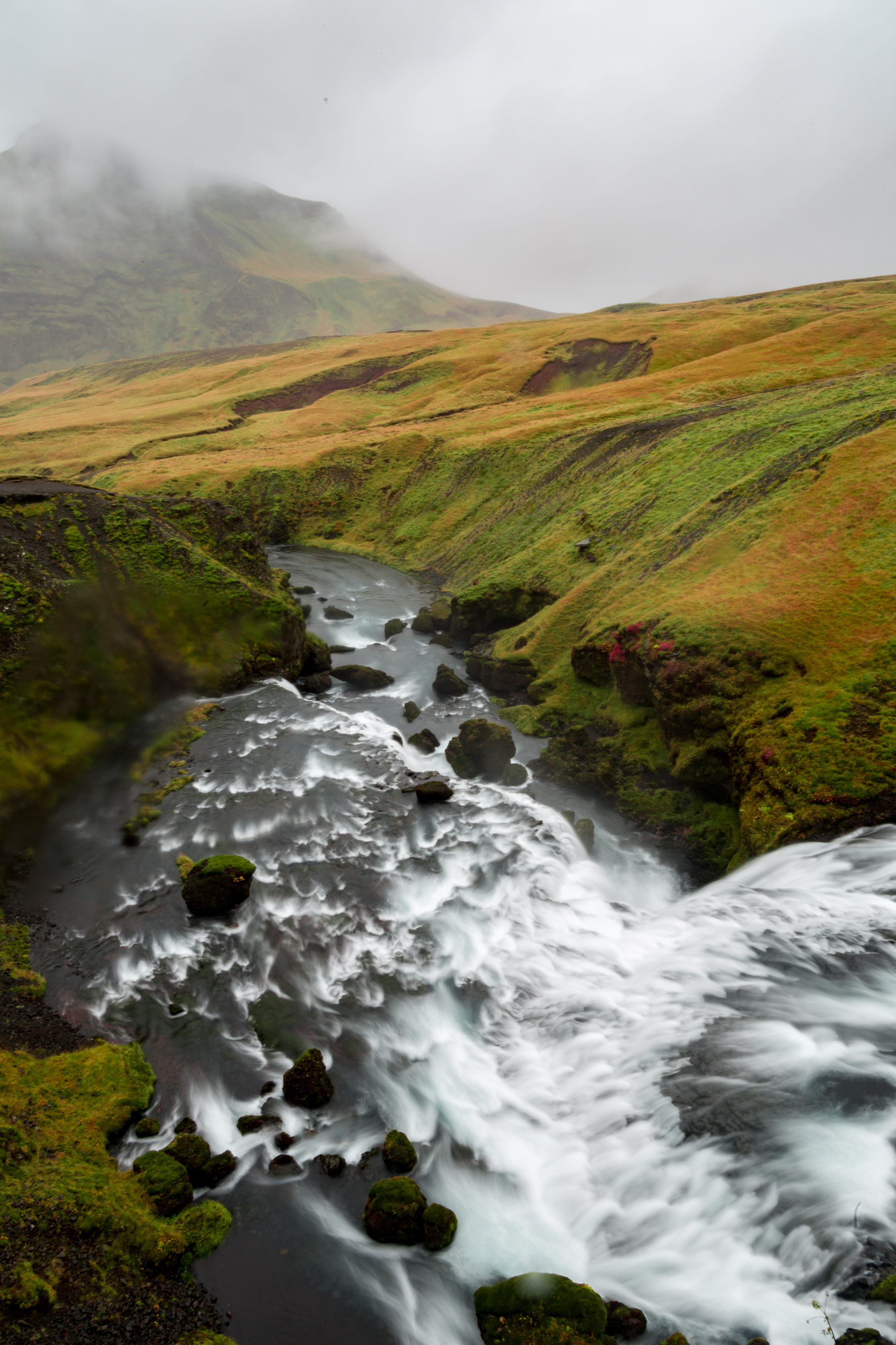 Hike to the Falls above Skógafoss
