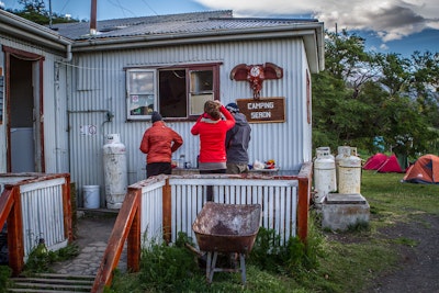 Backpack Torres Del Paine's "O" Circuit , O Circuit, Torres Del Paine NP