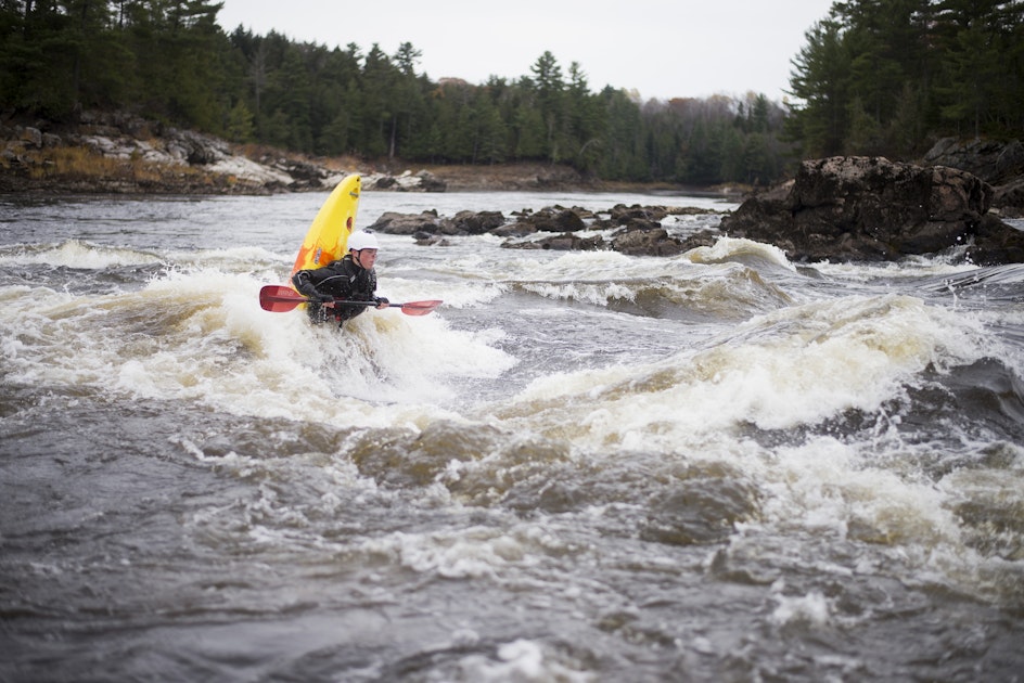 Whitewater Kayak on the Ottawa River, Beachburg, Ontario