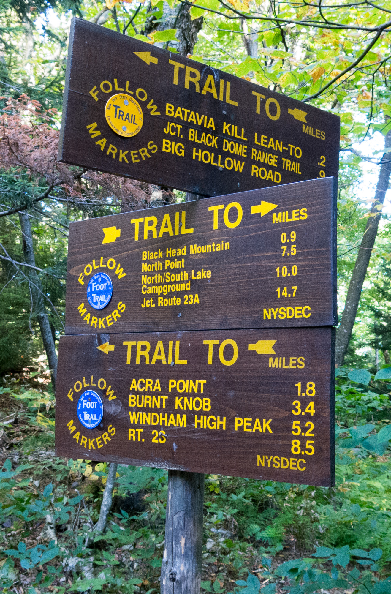 Backpack The Catskill's Escarpment Trail, Escarpment Trail