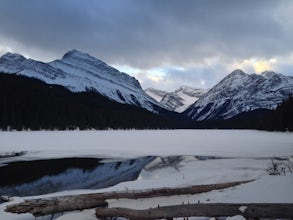 Snowshoe to Jaques Lake Campground 