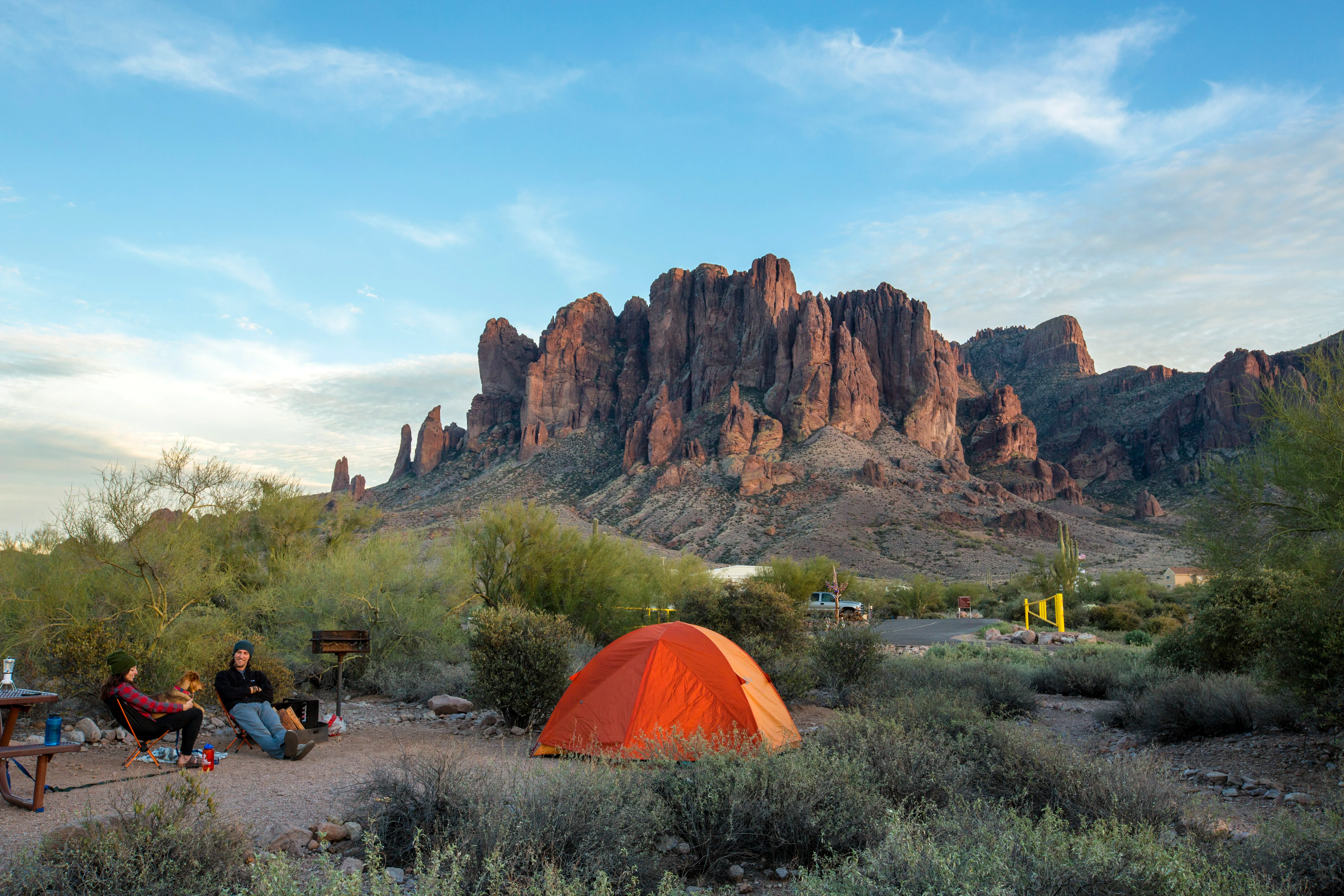 Camp at Lost Dutchman State Park