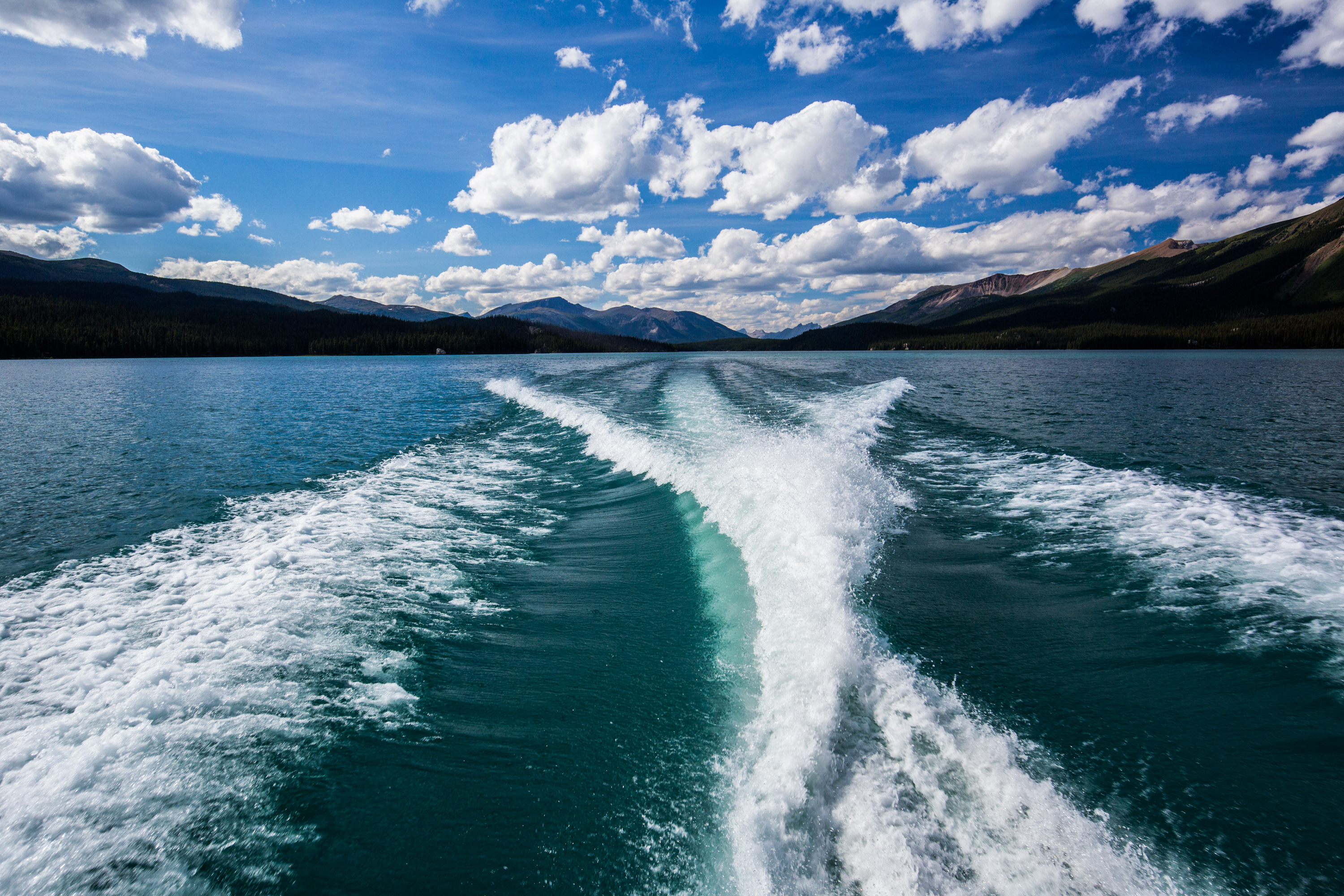 Photograph Spirit Island and Maligne Lake 