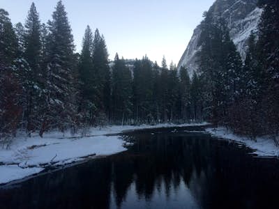Experience winter in the Yosemite Valley