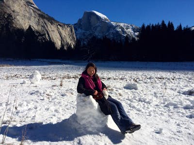 Experience winter in the Yosemite Valley