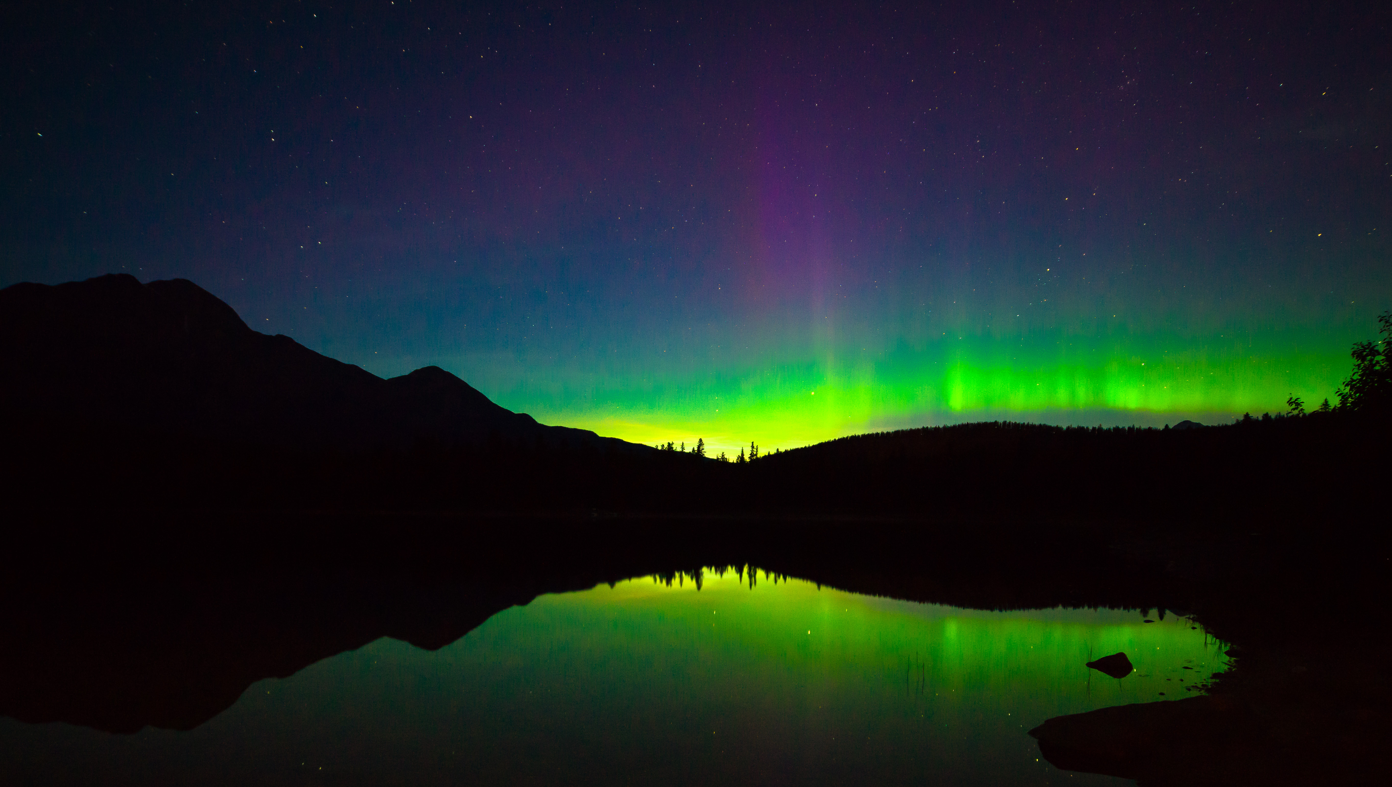 Capture the Northern Lights at Patricia Lake
