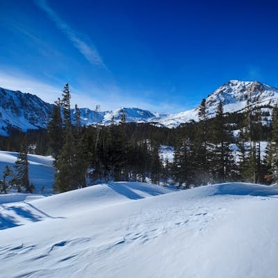 Snowshoe to Jasper Lake