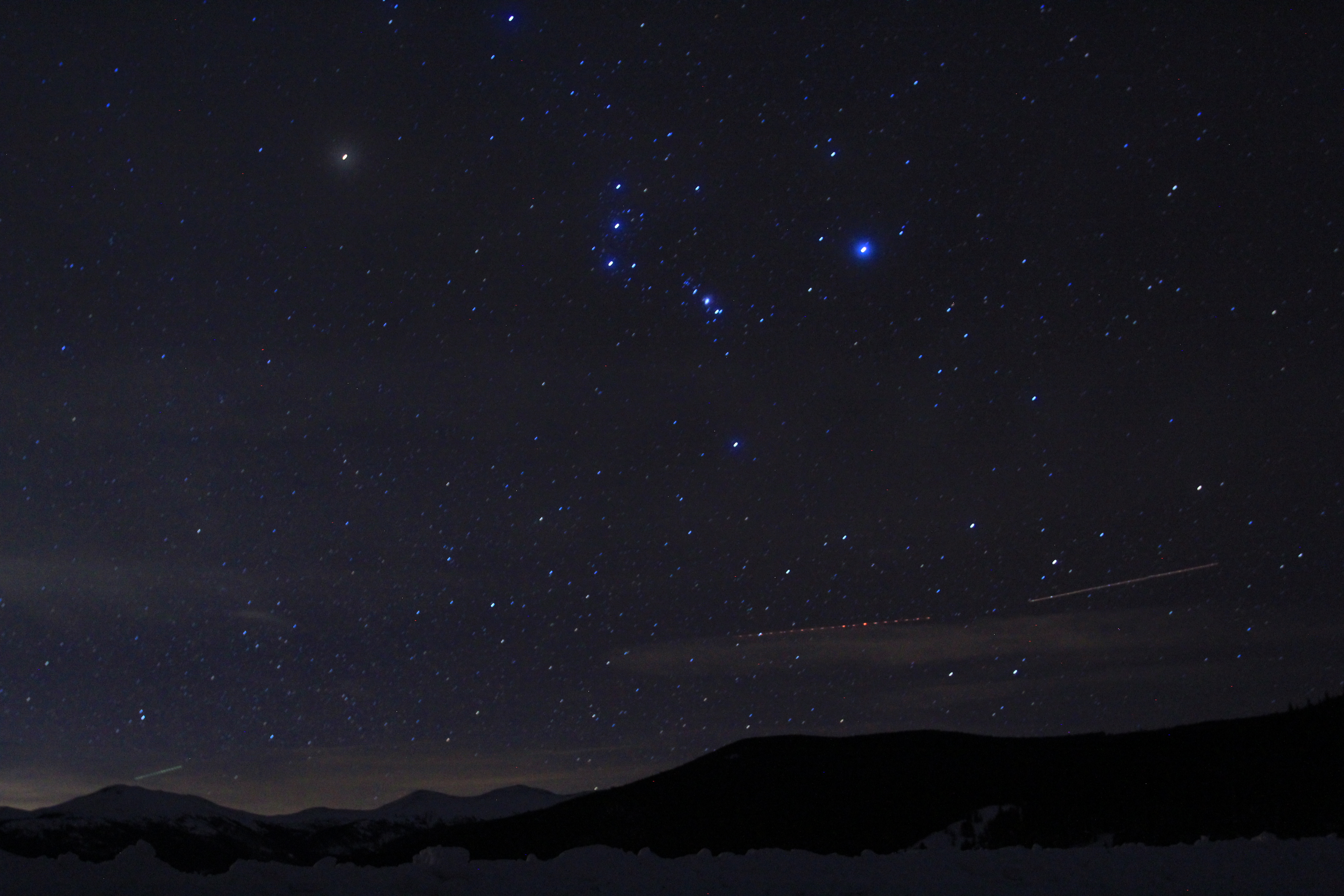 Winter Astrophotography at Taylor Reservoir