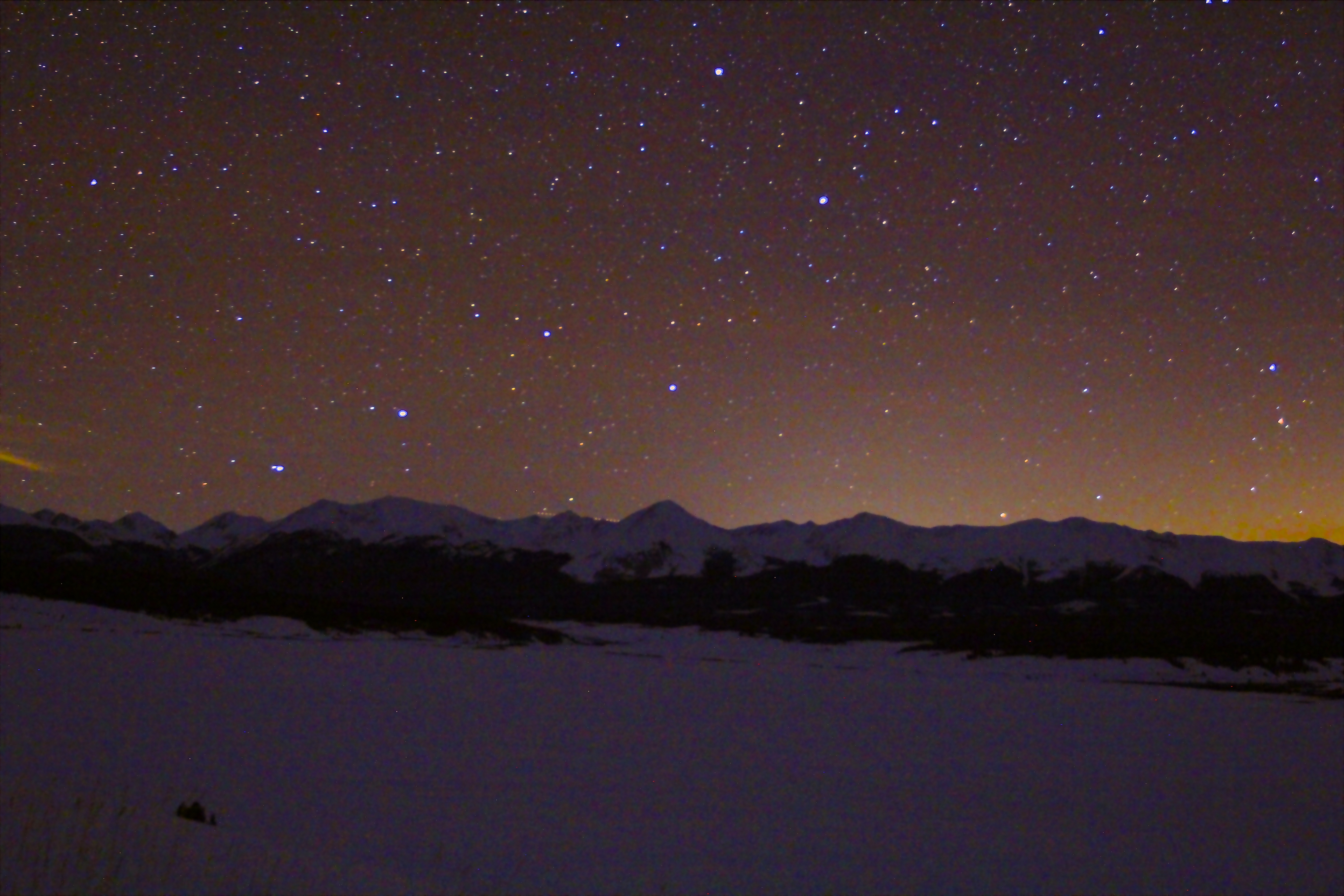 Winter Astrophotography at Taylor Reservoir