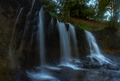 Hike to the Waterfalls at Kauai's Secret Beach