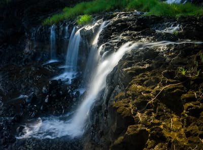 Hike to the Waterfalls at Kauai's Secret Beach