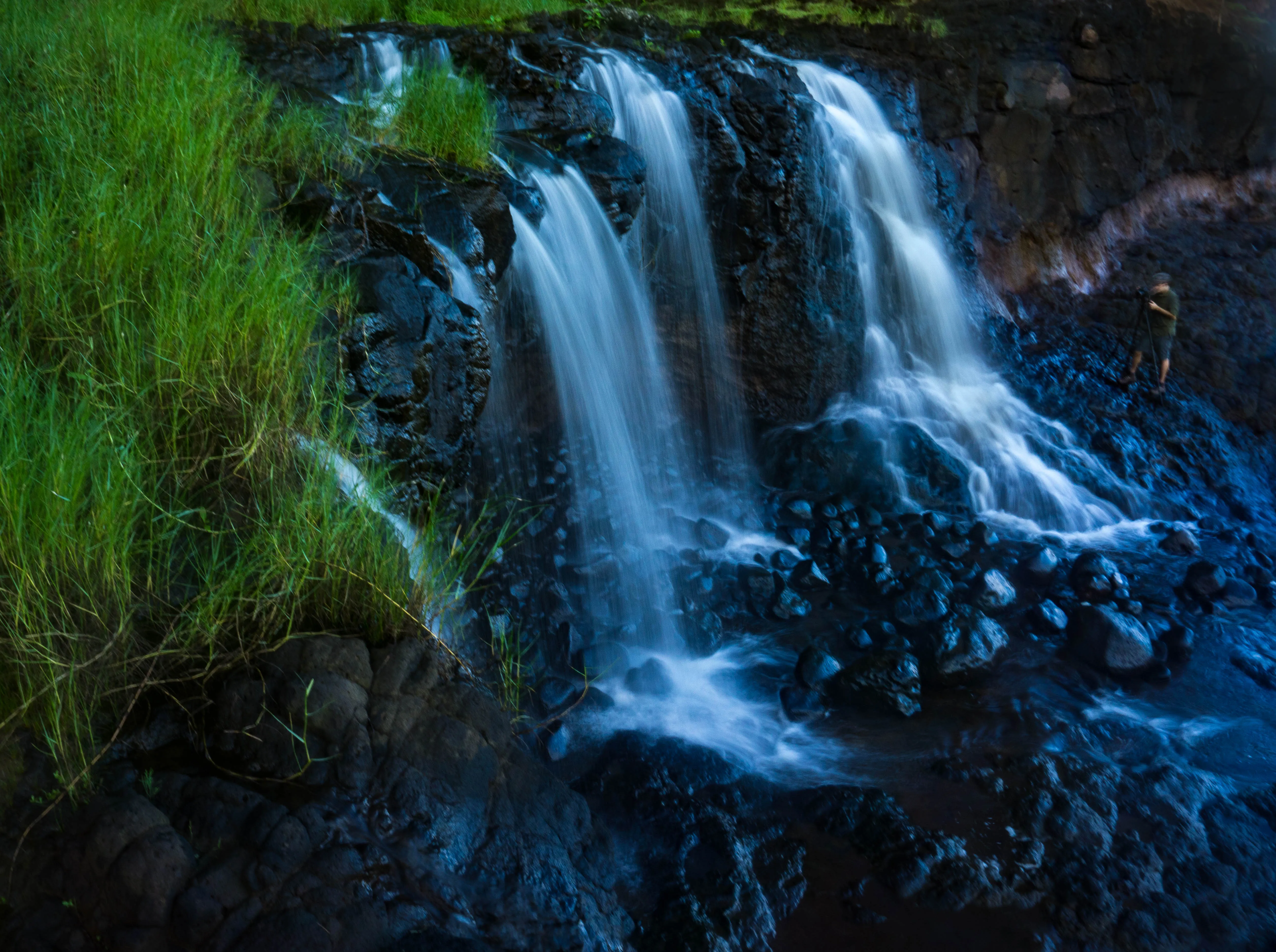 Hike to the Waterfalls at Kauai's Secret Beach