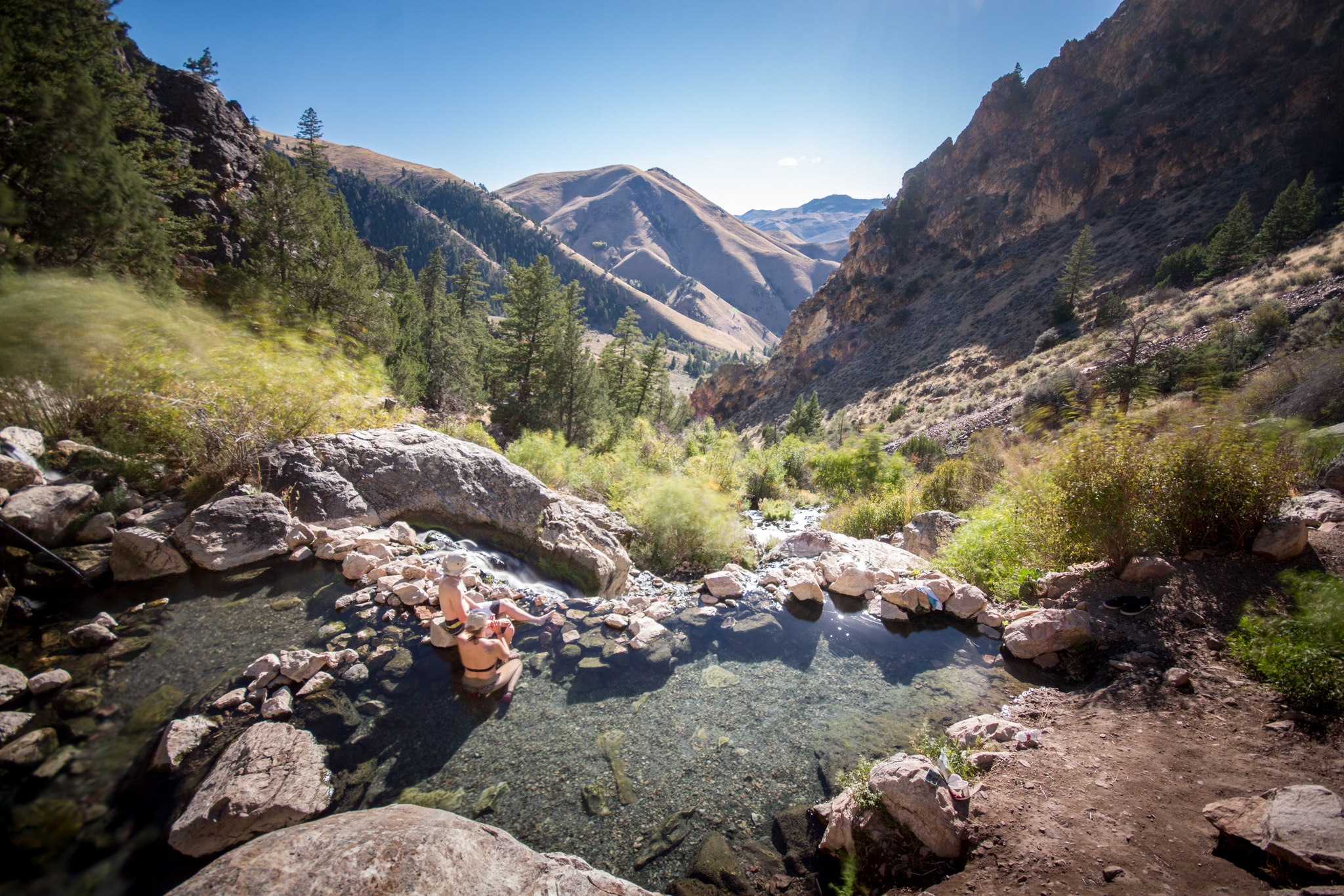 Hike & Soak in Goldbug Hot Springs, Salmon, Idaho