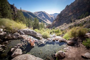 Hike & Soak in Goldbug Hot Springs