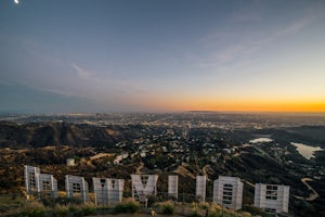 Hollywood Sign via Brush Canyon Trail