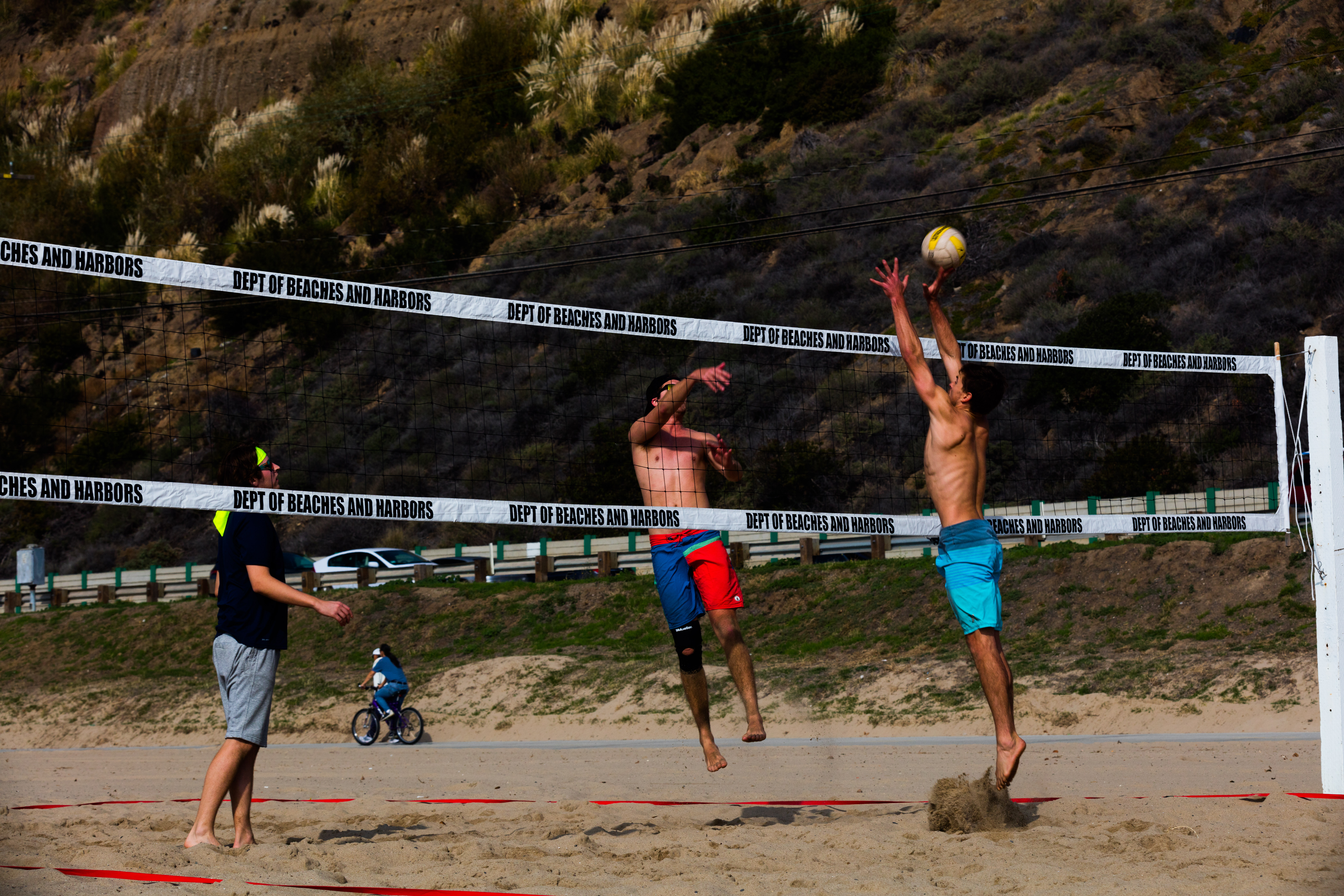 Beach Volleyball at Will Rogers State Beach