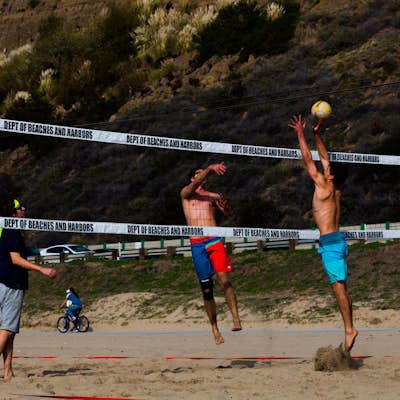 Beach Volleyball at Will Rogers State Beach