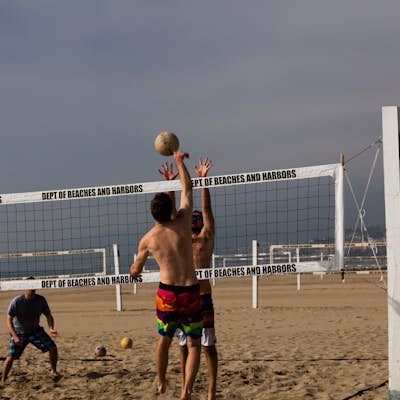 Beach Volleyball at Will Rogers State Beach