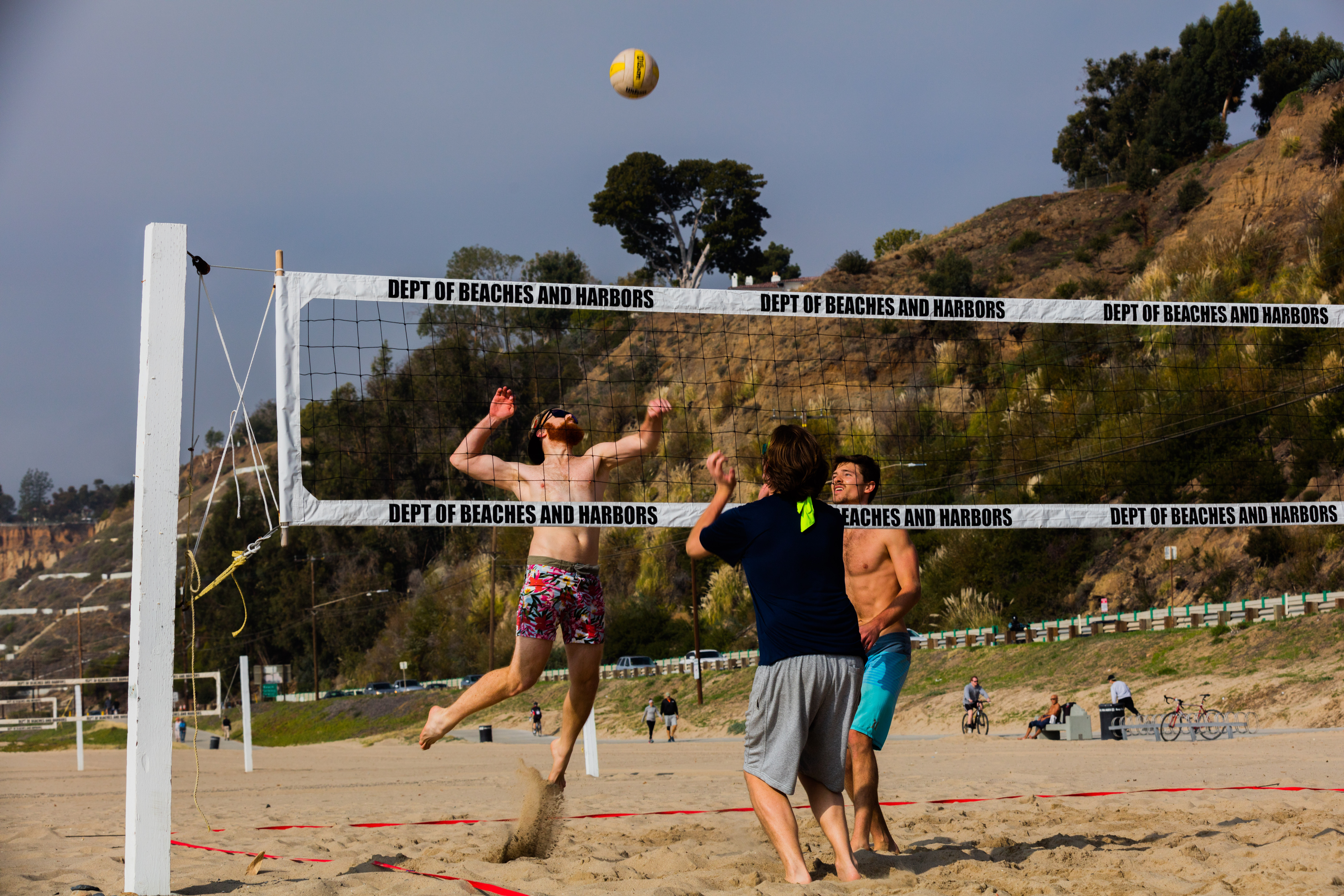 Beach Volleyball at Will Rogers State Beach