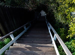 Run the Santa Monica Wooden Stairs