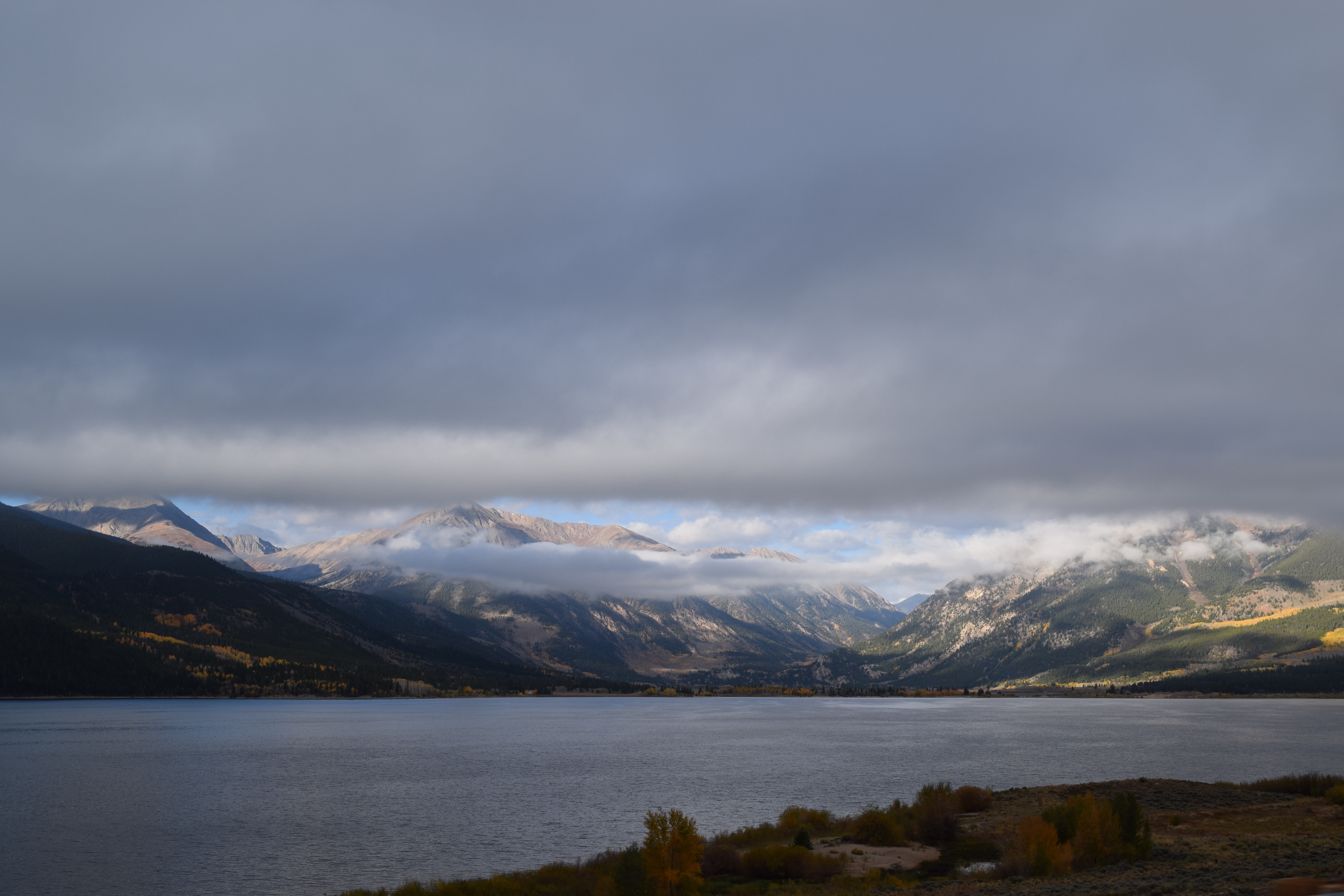 Camp at Mt. Elbert Forebay Reservoir