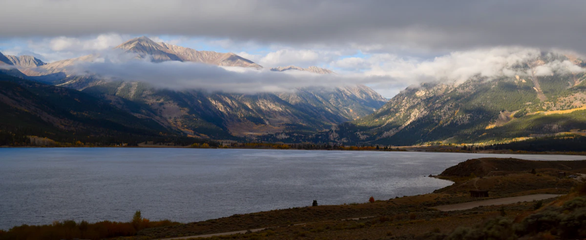 Camp at Mt. Elbert Forebay Reservoir, Buena Vista, Colorado